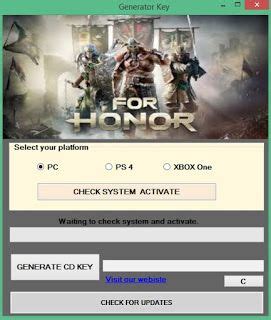 Activation key for For Honor » Downloads from OptikGames.COM.